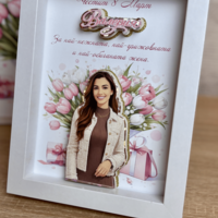 CRAFTONA Рамка с 3д изображение по снимка – Подарък за 8 март