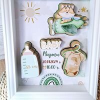 Рамка визитка за новородено