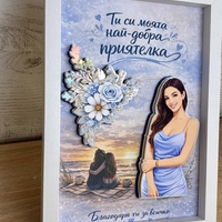 Рамка по снимка превърната в дигитална 3д - моменти завинаги