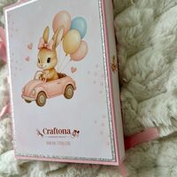 CRAFTONA Мини албум с фото карти - розово зайче