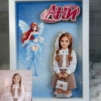 CRAFTONA Рамка с 3д изображение по снимка - Winx магия