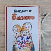 CRAFTONA Коледен албум с фотокарти – мики и мини маус