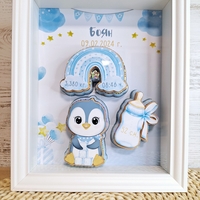 Рамка визитка за новородено