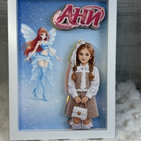 CRAFTONA Рамка с 3д изображение по снимка - Winx магия