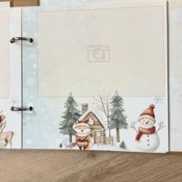 CRAFTONA Албум дневник с ринг механизъм – коледен горски свят