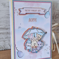 HM Ivona мини албум за снимки с 3D животинки и карти за спомени