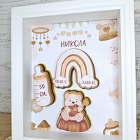 Рамка визитка за новородено