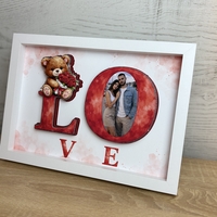 CRAFTONA Рамка с 3д изображение по снимка - любовен подарък