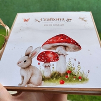 Бебешки албум за спомени „Горски животни“ – персонализиран