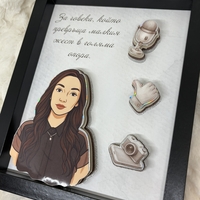 CRAFTONA Рамка с 3д изображение по снимка - UGC подарък