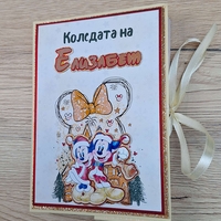 CRAFTONA Коледен албум с фотокарти – мики и мини маус