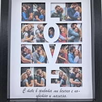 CRAFTONA Рамка с колаж от снимки – любовен спомен