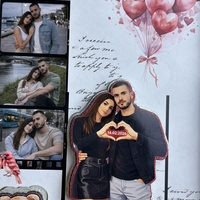 CRAFTONA Рамка с колаж от снимки – подарък за Свети Валентин