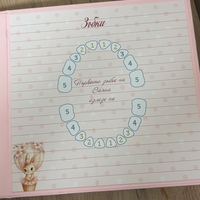 Албум-дневник 22 х 22 см. със зайчета