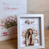 CRAFTONA Рамка с 3д изображение по снимка – Подарък за 8 март