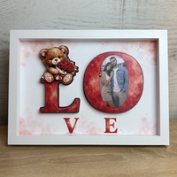 CRAFTONA Рамка с 3д изображение по снимка - любовен подарък