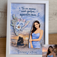 Рамка по снимка превърната в дигитална 3д - моменти завинаги