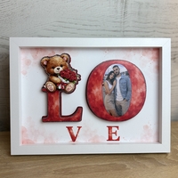 CRAFTONA Рамка с 3д изображение по снимка - любовен подарък