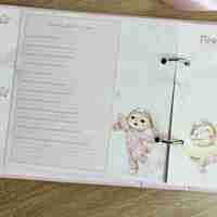 CRAFTONA Албум дневник с ринг механизъм - розови зайчета