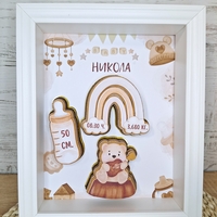 Рамка визитка за новородено
