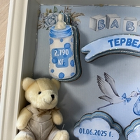 Рамка визитка за новородено „Сладкият миг“