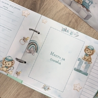 CRAFTONA Албум дневник с ринг механизъм – лъвчета в мента