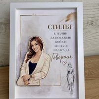 Рамка по снимка превърната в дигитална 3д - силата да бъдеш ти