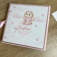 CRAFTONA Албум дневник с ринг механизъм - розови зайчета