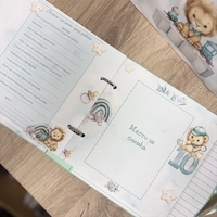 CRAFTONA Албум дневник с ринг механизъм – лъвчета в мента