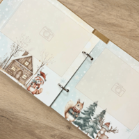 CRAFTONA Албум дневник с ринг механизъм – коледен горски свят