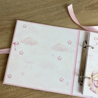 CRAFTONA Албум дневник с ринг механизъм - розови зайчета