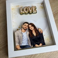 CRAFTONA Рамка с 3д изображение по снимка - подарък за любов