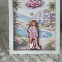 CRAFTONA Рамка с 3д изображение по снимка - Барби свят за дете