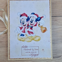 CRAFTONA Коледен албум с фотокарти – мики и мини маус