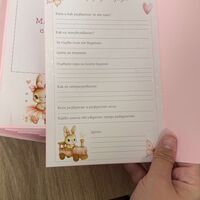 Албум-дневник 22 х 22 см. със зайчета