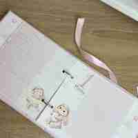 CRAFTONA Албум дневник с ринг механизъм - розови зайчета