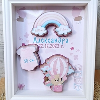Рамка визитка за новородено