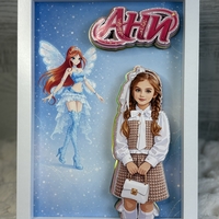 CRAFTONA Рамка с 3д изображение по снимка - Winx магия