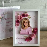 CRAFTONA 3Д рамка по снимка - подарък за 8 март