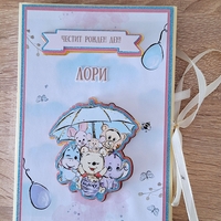 HM Ivona мини албум за снимки с 3D животинки и карти за спомени