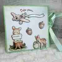 CRAFTONA Албум дневник с ринг механизъм - Зелени зайчета