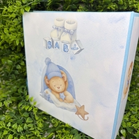 Албум-дневник с лъвчета в син цвят