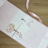 CRAFTONA Албум дневник с ринг механизъм - розови зайчета