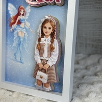 CRAFTONA Рамка с 3д изображение по снимка - Winx магия