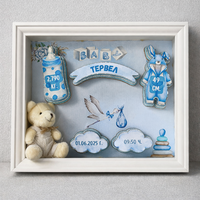 Рамка визитка за новородено „Сладкият миг“