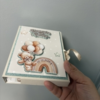 Албум с фотокарти за новородено - капучино мечета