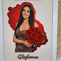 CRAFTONA Рамка с 3д изображение по снимка – подарък за любов