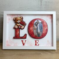 CRAFTONA Рамка с 3д изображение по снимка - любовен подарък