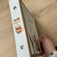 CRAFTONA Албум дневник с ринг механизъм – коледен горски свят