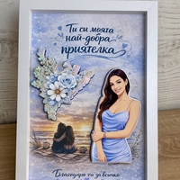 Рамка по снимка превърната в дигитална 3д - моменти завинаги